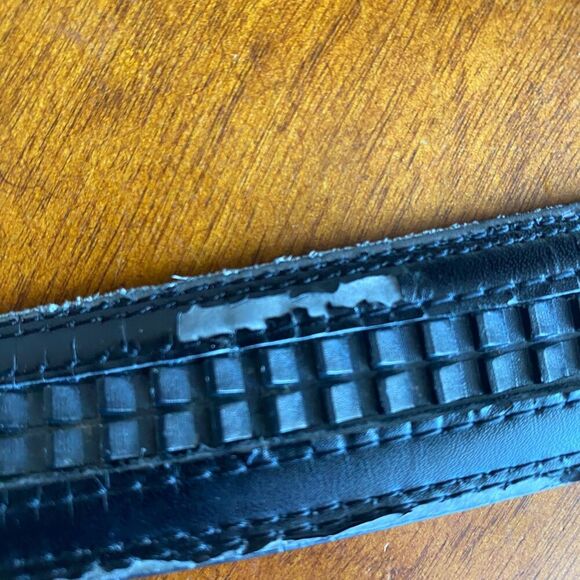 Comfort Click Leather Adjustable Mens Belt. Sizes 28-44. Ratchet Easy to Use - Picture 8 of 12